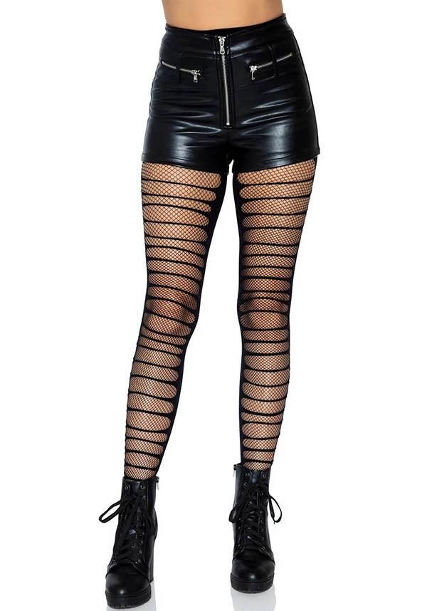 Buy Red Thigh High Fishnet Leggings Online in India - Etsy