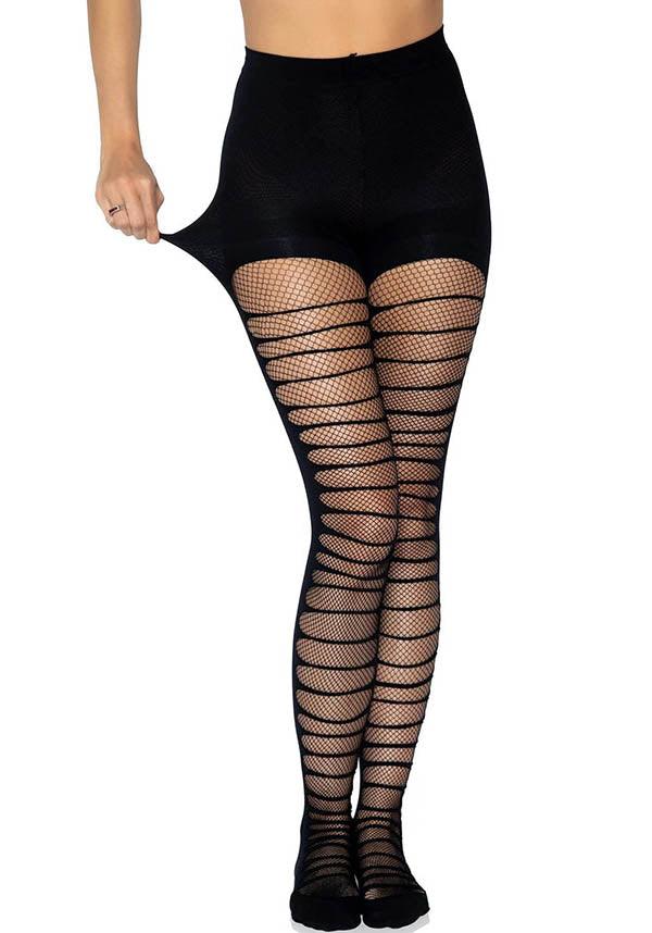 Lara Shredded | FISHNET TIGHTS - Beserk - all, all clothing, all ladies, all ladies clothing, black, clickfrenzy15-2023, clothing, cosplay, costume, cpgstinc, derby hosiery, discountapp, edgy, fp, goth, gothic, grunge, halloween, hosiery, hosiery and socks, ladies, ladies clothing, leg avenue, post apocalyptic, punk, stockings, tomfoolery, winter, winter clothing, witch