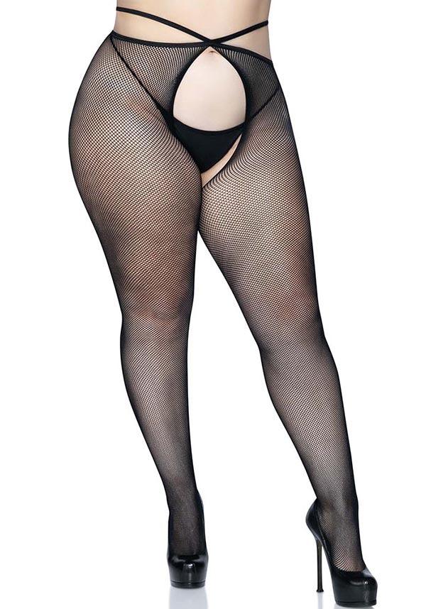 Olivia Crotchless | FISHNET TIGHTS - Beserk - all, all clothing, all ladies clothing, black, burlesque, clickfrenzy15-2023, clothing, cpgstinc, crotchless, discountapp, festival, fetish, fish net, fishnet, fp, googleshopping, hosiery, hosiery and socks, ladies clothing, plus size, R060922, sep22, Sept, stockings, tight, tights, tomfoolery, TOMIN320547