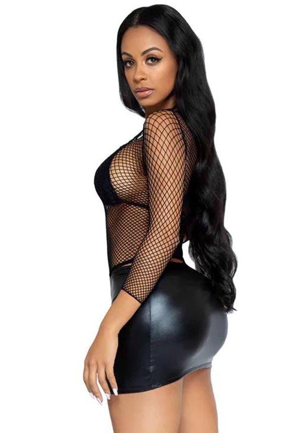 So Chill Fishnet | LONG SLEEVE SHIRT - Beserk - all, all clothing, all ladies, all ladies clothing, black, burlesque, clickfrenzy15-2023, clothing, cpgstinc, discountapp, edgy, fetish, fish net, fishnet, fp, gothic, ladies, ladies clothing, leg avenue, lingerie, long sleeve, plus size, plusbackordered, repriced08022023, see through, sep18, tomfoolery, top, tops, tshirts and tops