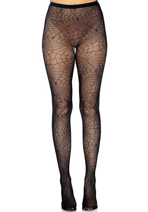 Spiderweb Lace | TIGHTS* - Beserk - all, all clothing, all ladies, all ladies clothing, black, clickfrenzy15-2023, clothing, costume, cpgstinc, discountapp, edgy, eofy2023, eofy2023wed21-25, goth, gothic, halloween, halloween clothing, halloween costume, happy halloween, hosiery, hosiery and socks, ladies, ladies clothing, lastonesale, R140921, sale, sep21, spider, spider web, spiderweb, stockings, tights, tomfoolery, TOMIN317007