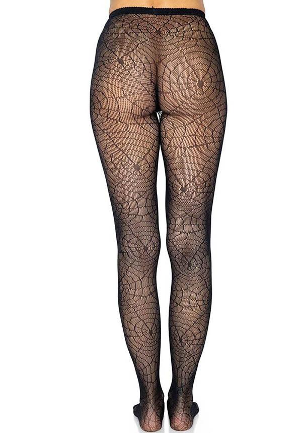 Spiderweb Lace | TIGHTS* - Beserk - all, all clothing, all ladies, all ladies clothing, black, clickfrenzy15-2023, clothing, costume, cpgstinc, discountapp, edgy, eofy2023, eofy2023wed21-25, goth, gothic, halloween, halloween clothing, halloween costume, happy halloween, hosiery, hosiery and socks, ladies, ladies clothing, lastonesale, R140921, sale, sep21, spider, spider web, spiderweb, stockings, tights, tomfoolery, TOMIN317007