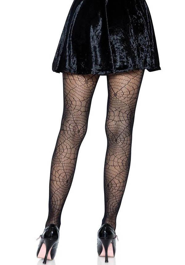 Spiderweb Lace | TIGHTS* - Beserk - all, all clothing, all ladies, all ladies clothing, black, clickfrenzy15-2023, clothing, costume, cpgstinc, discountapp, edgy, eofy2023, eofy2023wed21-25, goth, gothic, halloween, halloween clothing, halloween costume, happy halloween, hosiery, hosiery and socks, ladies, ladies clothing, lastonesale, R140921, sale, sep21, spider, spider web, spiderweb, stockings, tights, tomfoolery, TOMIN317007