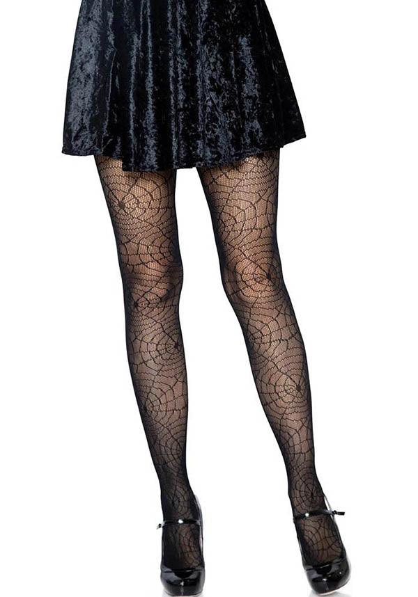 Spiderweb Lace | TIGHTS* - Beserk - all, all clothing, all ladies, all ladies clothing, black, clickfrenzy15-2023, clothing, costume, cpgstinc, discountapp, edgy, eofy2023, eofy2023wed21-25, goth, gothic, halloween, halloween clothing, halloween costume, happy halloween, hosiery, hosiery and socks, ladies, ladies clothing, lastonesale, R140921, sale, sep21, spider, spider web, spiderweb, stockings, tights, tomfoolery, TOMIN317007