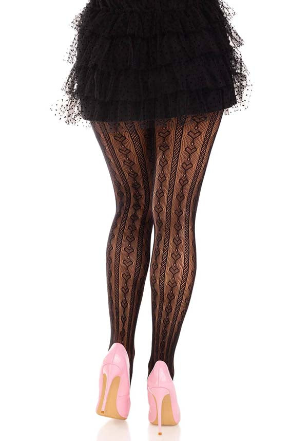 Sweetheart [Black] Striped | TIGHTS