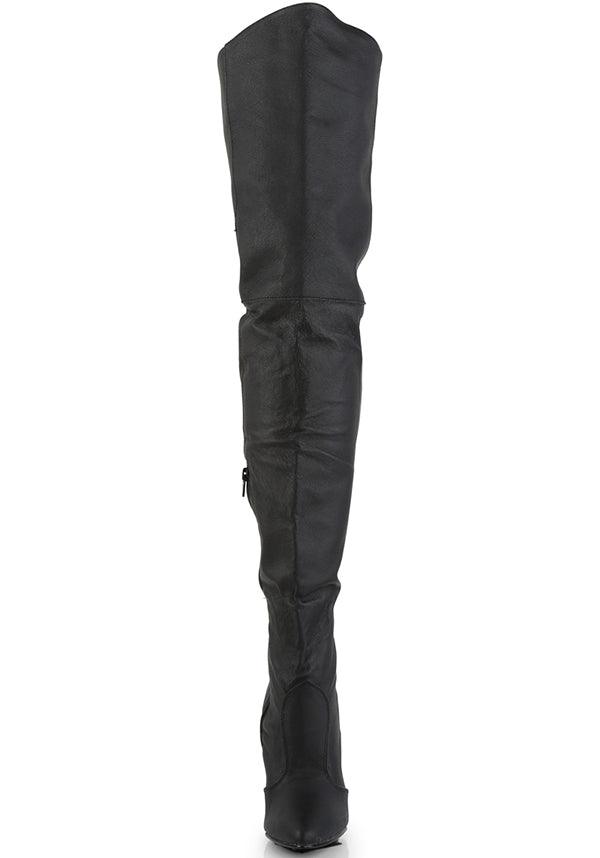 LEGEND-8899 [Black] | BOOTS [PREORDER] - Beserk - all, black, boots, boots [preorder], clickfrenzy15-2023, discountapp, fp, heels, heels [preorder], knee high, labelpreorder, labelvegan, pleaser, ppo, preorder, shoes, vegan