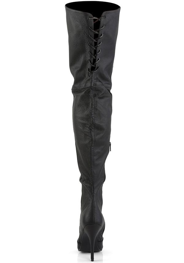 LEGEND-8899 [Black] | BOOTS [PREORDER] - Beserk - all, black, boots, boots [preorder], clickfrenzy15-2023, discountapp, fp, heels, heels [preorder], knee high, labelpreorder, labelvegan, pleaser, ppo, preorder, shoes, vegan