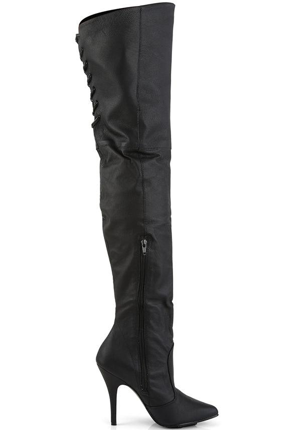 LEGEND-8899 [Black] | BOOTS [PREORDER] - Beserk - all, black, boots, boots [preorder], clickfrenzy15-2023, discountapp, fp, heels, heels [preorder], knee high, labelpreorder, labelvegan, pleaser, ppo, preorder, shoes, vegan
