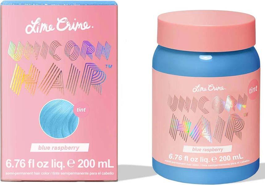Blue Raspberry | UNICORN HAIR COLOUR TINT - Beserk - all, baby blue, blue, colour:blue, cosmetics, discountapp, dye, dyes, fp, googleshopping, gothic cosmetics, hair, hair blue, hair color, hair colour, hair colours, hair dye, hair dyes, hair products, halloween cosmetics, jun23, labelnew, labelvegan, LCSO0735903, light blue, lime crime cosmetics, pastel blue, R150623, vegan