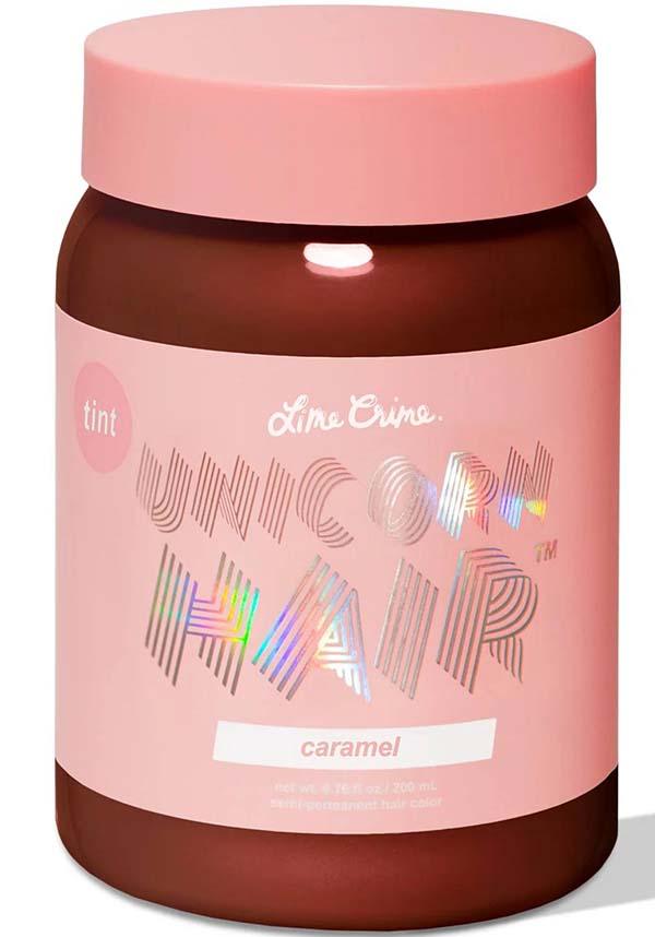 Caramel | UNICORN HAIR COLOUR TINT - Beserk - all, brown, clickfrenzy15-2023, cosmetics, cruelty free, discountapp, dye, fp, hair brown, hair colour, hair dye, labelvegan, lime crime, lime crime hair, repriced010623, steampunk, vegan