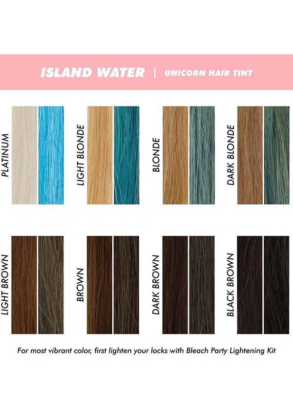 Island Water | UNICORN HAIR COLOUR TINT - Beserk - all, blue, clickfrenzy15-2023, colour:blue, cosmetics, discountapp, dye, dyes, fp, hair, hair color, hair colour, hair colours, hair dye, hair dyes, hair products, jun22, labelvegan, LCSO0655140, lime crime, lime crime hair, mermaid hair, repriced010623, vegan