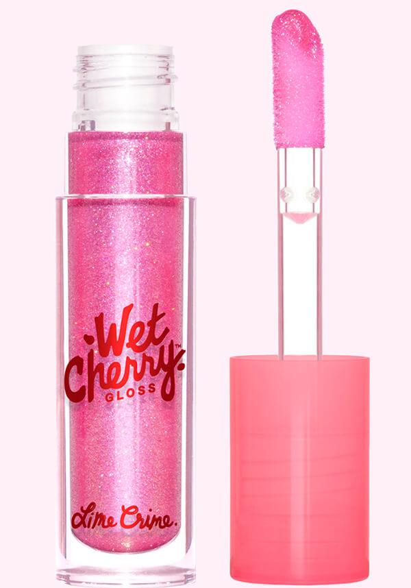 Juicy Cherry | WET CHERRY LIP GLOSS - Beserk - all, clickfrenzy15-2023, cosmetic glitter, cosmetics, discountapp, fp, glitter, gloss, kawaii, ladies, lime crime, lip gloss, lips, liquid lipstick, make up, makeup, mar19, pink, shimmer