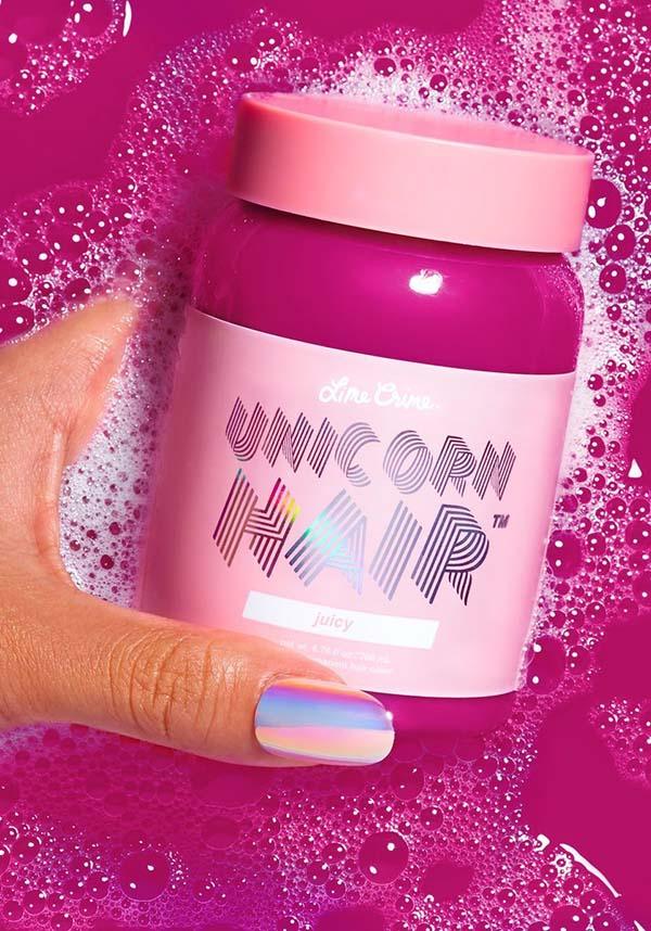 Juicy | UNICORN HAIR COLOUR - Beserk - all, clickfrenzy15-2023, Comiccon2020, cosmetics, cruelty free, discountapp, dye, fp, hair colour, hair dye, hair pink, labelvegan, lime crime, lime crime hair, mermaid, pastel goth, pink, vegan