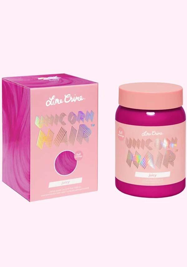 Juicy | UNICORN HAIR COLOUR - Beserk - all, clickfrenzy15-2023, Comiccon2020, cosmetics, cruelty free, discountapp, dye, fp, hair colour, hair dye, hair pink, labelvegan, lime crime, lime crime hair, mermaid, pastel goth, pink, vegan