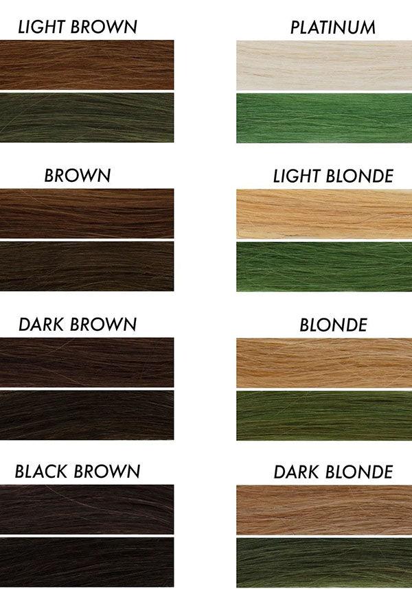 Swamp Queen | UNICORN HAIR COLOUR - Beserk - 420sale, all, apr21, clickfrenzy15-2023, cosmetics, cruelty free, dark green, discountapp, dye, fp, green, hair colour, hair dye, hair green, labelvegan, lime crime, lime crime hair, limecrime, rainbow, repriced010623, vegan