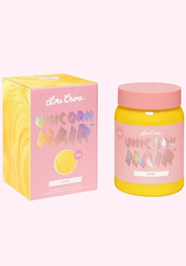 Tweet | UNICORN HAIR COLOUR TINT - Beserk - all, clickfrenzy15-2023, cosmetics, cruelty free, discountapp, dye, fp, hair colour, hair dye, labelsale, labelvegan, lime crime, lime crime hair, repriced010623, vegan, yellow