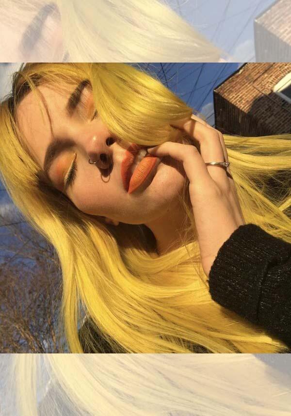 Tweet | UNICORN HAIR COLOUR TINT - Beserk - all, clickfrenzy15-2023, cosmetics, cruelty free, discountapp, dye, fp, hair colour, hair dye, labelsale, labelvegan, lime crime, lime crime hair, repriced010623, vegan, yellow