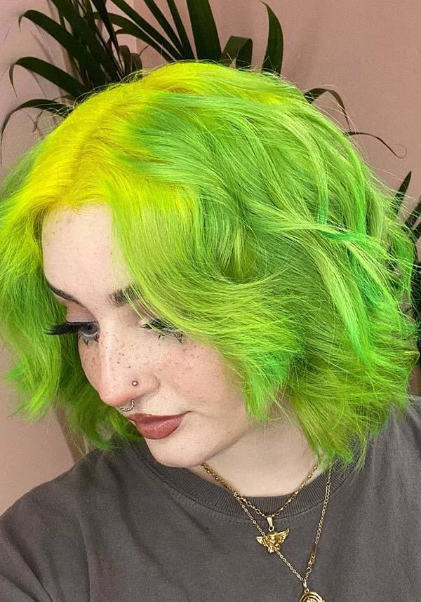 Lime Twist | HAIR COLOUR - Beserk - 420sale, all, beserkstaple, clickfrenzy15-2023, cosmetics, crazy color, discountapp, dye, fp, green, hair, hair colour, hair dye, hair dyes, hair green, labelvegan, mermaid, neon, neon green, rainbow, rainbow hair, repriced011222, vegan