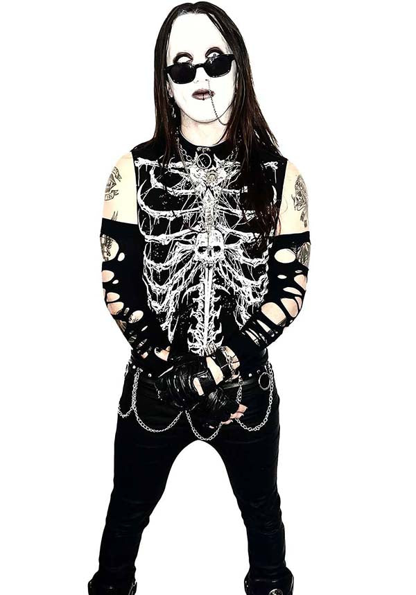 Dead Inside Rib Cage | SLEEVELESS TEE