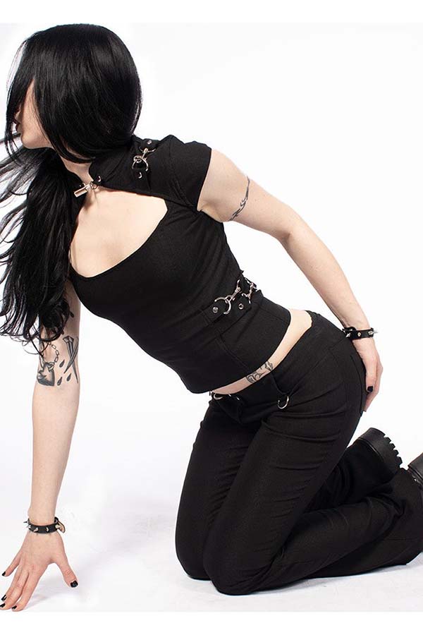 Gangsta Pranksta Karley [Solid Black] | PANTS