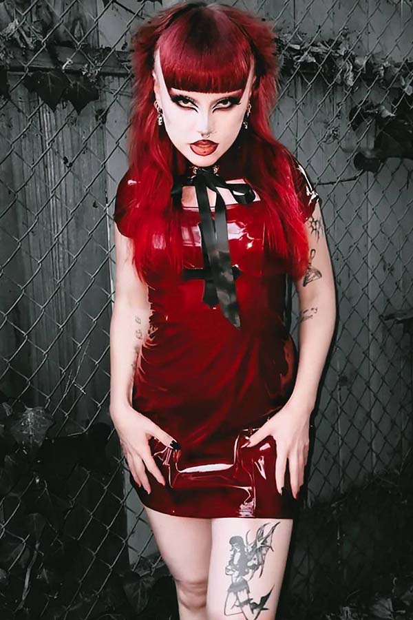 Inverted Cross [Red] | DRESS