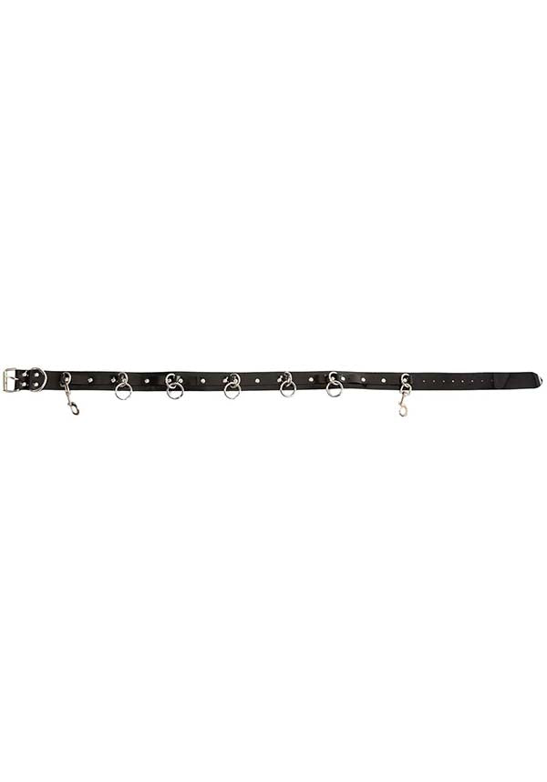 Lip Service PVC Bondage [Black Patent] - Detail