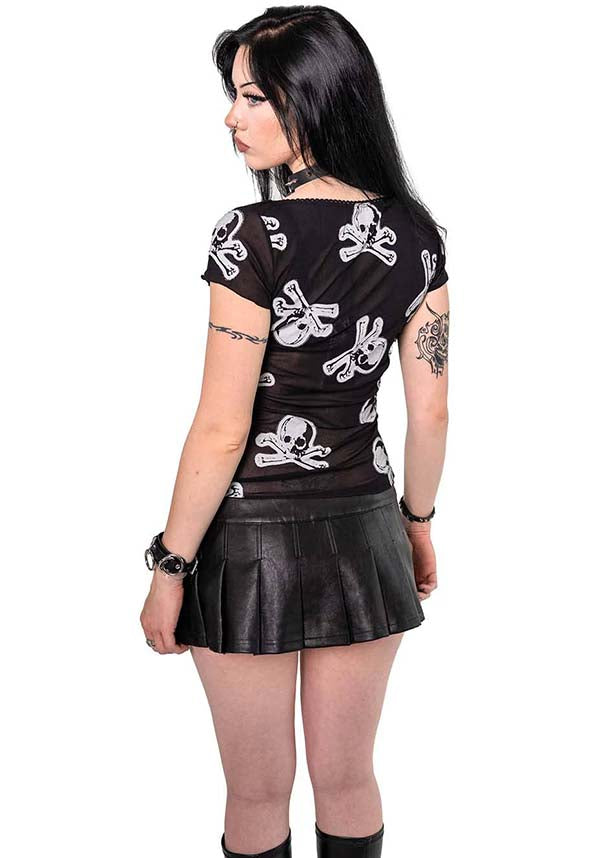 Skull & Cross Bones | MESH TOP