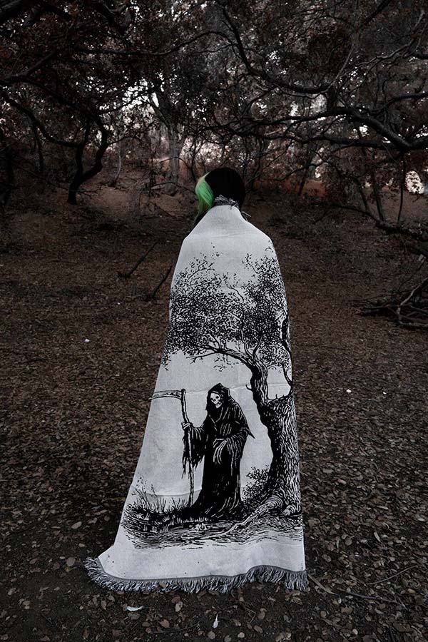 Scythe & Silence Woven | TAPESTRY BLANKET