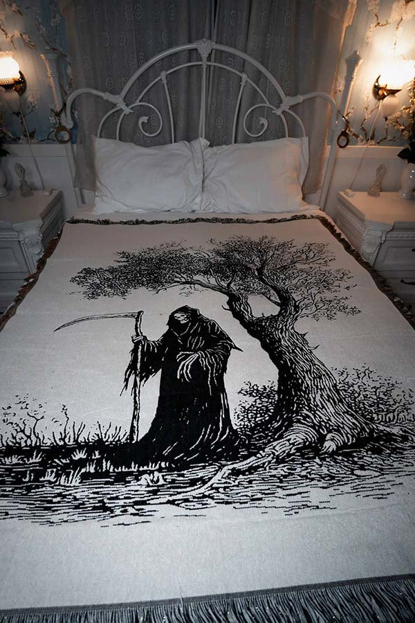 Scythe & Silence Woven | TAPESTRY BLANKET