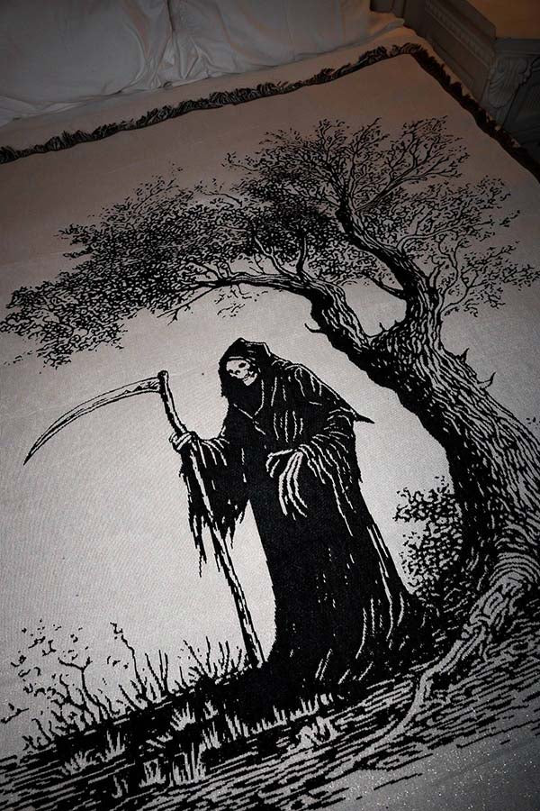Scythe & Silence Woven | TAPESTRY BLANKET