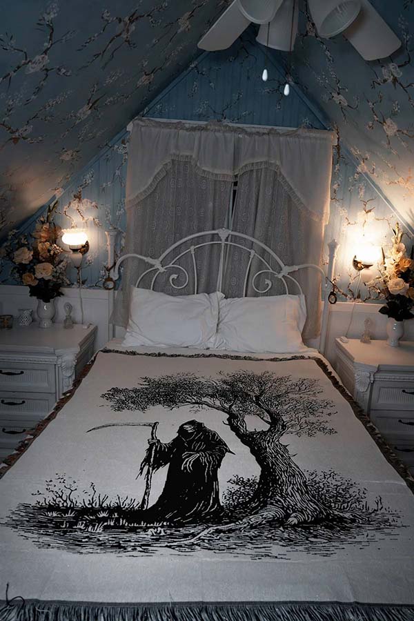 Scythe & Silence Woven | TAPESTRY BLANKET