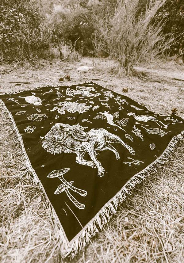The Creatures Woven | TAPESTRY BLANKET*