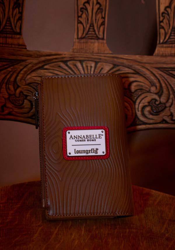 Loungefly WB Annabelle Cosplay Bifold Wallet - Brown Movie Character Wallet