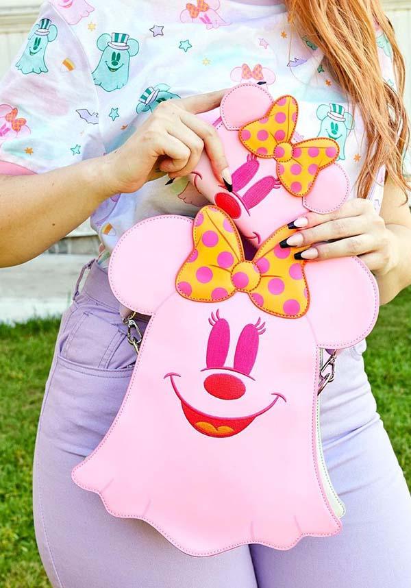 Loungefly Disney Mickey Minnie Pastel Ghost Glow Crossbody Bag Buy Online Australia