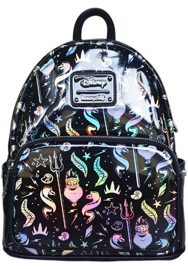 Loungefly Disney The Little Mermaid Ursula Floral Mini Backpack