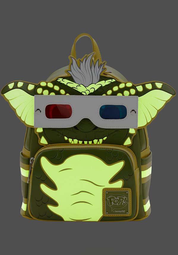 Gremlins: Stripe Pop! | MINI BACKPACK [With 3D Glasses] - Beserk - accessories, all, back bag, back pack, backpack, bag, bags, collect, collectable, collectables, cpgstinc, discountapp, ebay, fp, glow, glow in the dark, googleshopping, green, gremlins, IKO437996, ikoncollectables, kids accessories, labelvegan, ladies accessories, lounge fly, loungefly, may23, movie, pop culture, pop culture accessories, pop culture collectable, pop culture collectables, popculture, R160523, vegan