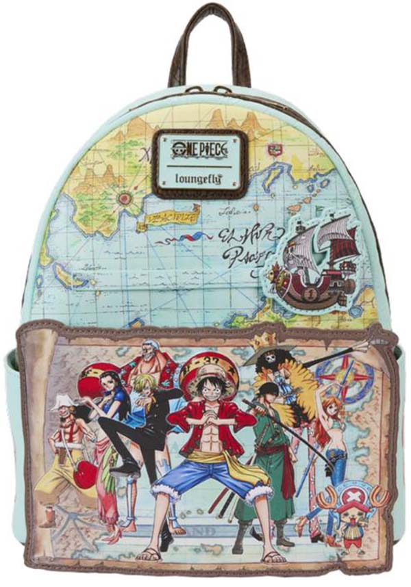 One Piece: Luffy &amp; Gang Map | MINI BACKPACK
