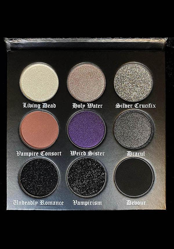 Dracul&#39;s Bride | EYESHADOW PALETTE` - Beserk - all, black, christmas gift, christmas gifts, clickfrenzy15-2023, cosmetics, discountapp, eyes, eyeshadow, eyeshadow pressed, feb22, fp, gift, gift idea, gift ideas, gifts, goth, gothic, gothic cosmetics, gothic gifts, halloween makeup, labelvegan, LL102, make up, makeup, palette, R240222, vegan