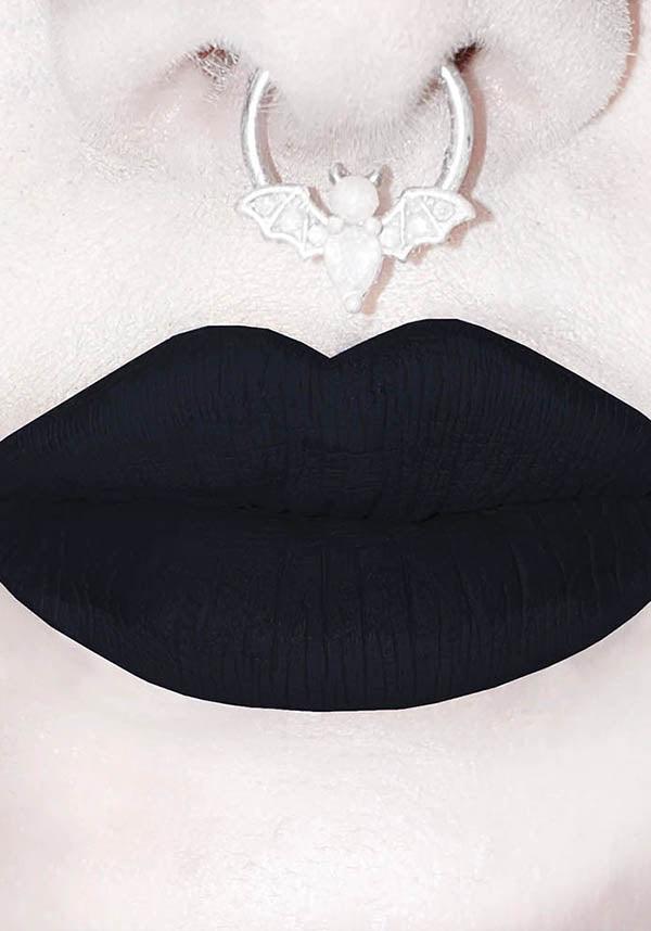 Raven | LIQUID LIPSTICK` - Beserk - all, all ladies, black, clickfrenzy15-2023, cosmetics, dec21, discountapp, fp, goth, gothic, gothic cosmetics, halloween makeup, labelvegan, ladies, lip, lips, lipstick, liquid lipstick, LL101, make up, makeup, R171221, vegan