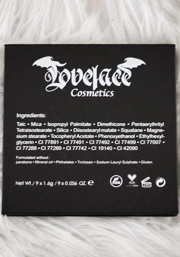 The Blood Countess | EYESHADOW PALETTE` - Beserk - all, all ladies, bright pink, clickfrenzy15-2023, colour:pink, cosmetics, dec21, deep red, discountapp, eye, eyes, eyeshadow, eyeshadow pressed, fp, glitter, goth, gothic, labelvegan, ladies, light pink, LL101, make up, makeup, palette, pink, R171221, red, shimmer, vegan