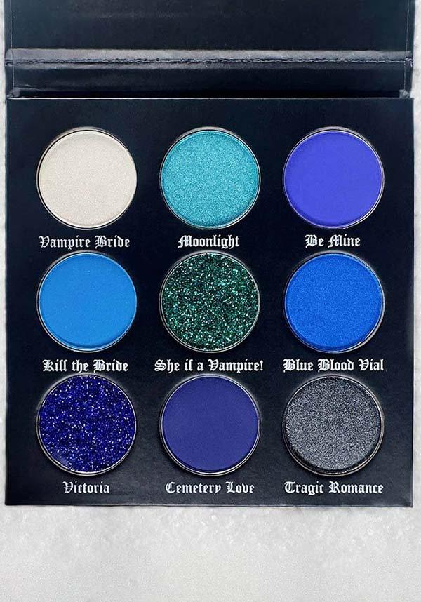The Cold Blooded | EYESHADOW PALETTE` - Beserk - all, blue, clickfrenzy15-2023, cosmetics, cruelty free, cruetly free, discountapp, eyes, eyeshadow, eyeshadow pressed, feb23, fp, gift, gift idea, gift ideas, gifts, googleshopping, goth, gothic, gothic gifts, halloween makeup, labelvegan, LL107, lovelace cosmetics, make up, makeup, matte, mothers day, mothersday, palette, R170223, shimmer, vegan