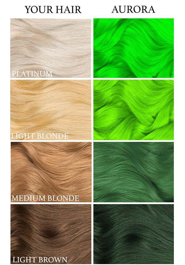 Aurora Green | HAIR DYE [236ML] - Beserk - all, bright green, clickfrenzy15-2023, colour:green, colours, cosmetics, discountapp, dye, dyes, fp, green, hair, hair color, hair colour, hair colours, hair dye, hair dyes, hair green, hair products, labelvegan, LT3376, luna tides, lunar tides, may22, neon green, R240522, vegan
