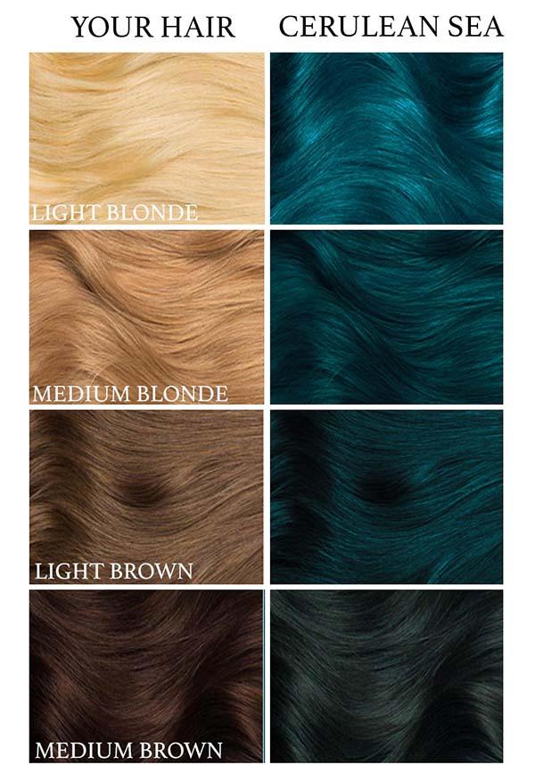 Cerulean Sea | HAIR DYE [236ML] - Beserk - all, clickfrenzy15-2023, colour:green, colours, cosmetics, discountapp, dye, dyes, fp, green, hair, hair blue, hair color, hair colour, hair colours, hair dye, hair dyes, hair green, hair products, labelvegan, LT3376, luna tides, lunar tides, may22, mermaid, R240522, teal, vegan