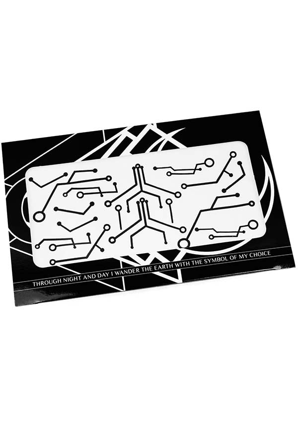 Cyborg [Black] | FACE STICKER
