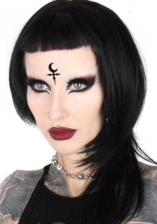 Lilith | FACE STICKER - Beserk - accessories, all, aug20, clickfrenzy15-2023, cosmetics, discountapp, face, fp, goth, gothic, gothic accessories, gothic cosmetics, halloween, halloween cosmetics, halloween costume, halloween makeup, happy halloween, ladies accessories, magic markings, make up, makeup, medieval, special fx makeup