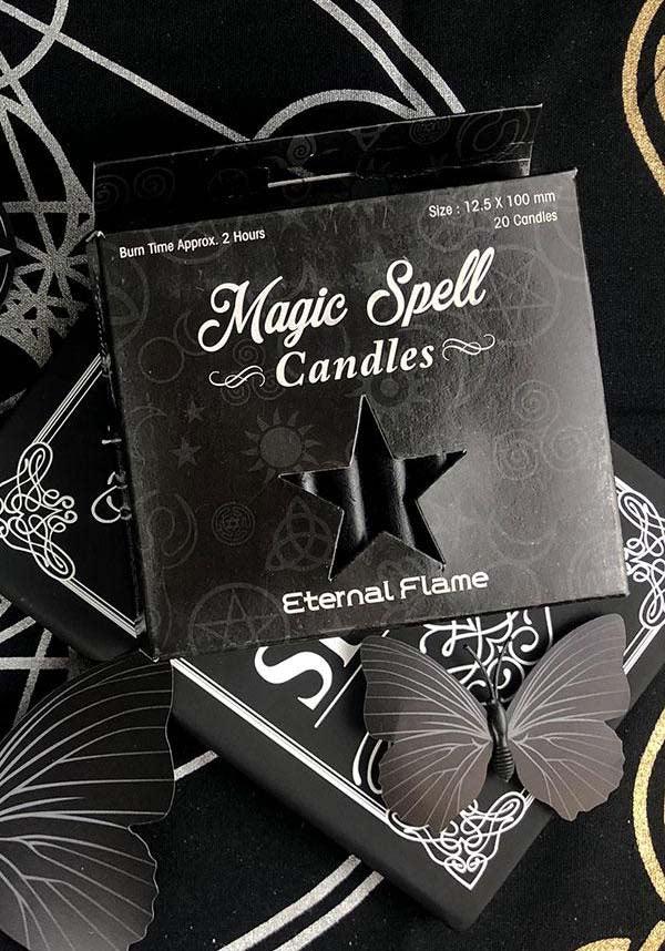 Eternal Flame [Black] | SPELL CANDLE - Beserk - all, altar, black, candle, candles, clickfrenzy15-2023, cpgstinc, discountapp, fp, gift, gift idea, gift ideas, gifts, goth, gothic, gothic gifts, gothic homewares, home, homeware, homewares, koshop, labelvegan, magic, magic spell candles, magical, magick, may21, occult, ritual, spell, spells, vegan, wiccan, witch, witchcraft, witches, witchy