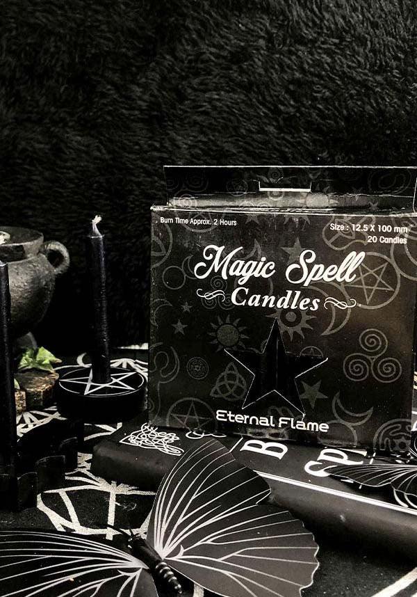 Eternal Flame [Black] | SPELL CANDLE - Beserk - all, altar, black, candle, candles, clickfrenzy15-2023, cpgstinc, discountapp, fp, gift, gift idea, gift ideas, gifts, goth, gothic, gothic gifts, gothic homewares, home, homeware, homewares, koshop, labelvegan, magic, magic spell candles, magical, magick, may21, occult, ritual, spell, spells, vegan, wiccan, witch, witchcraft, witches, witchy
