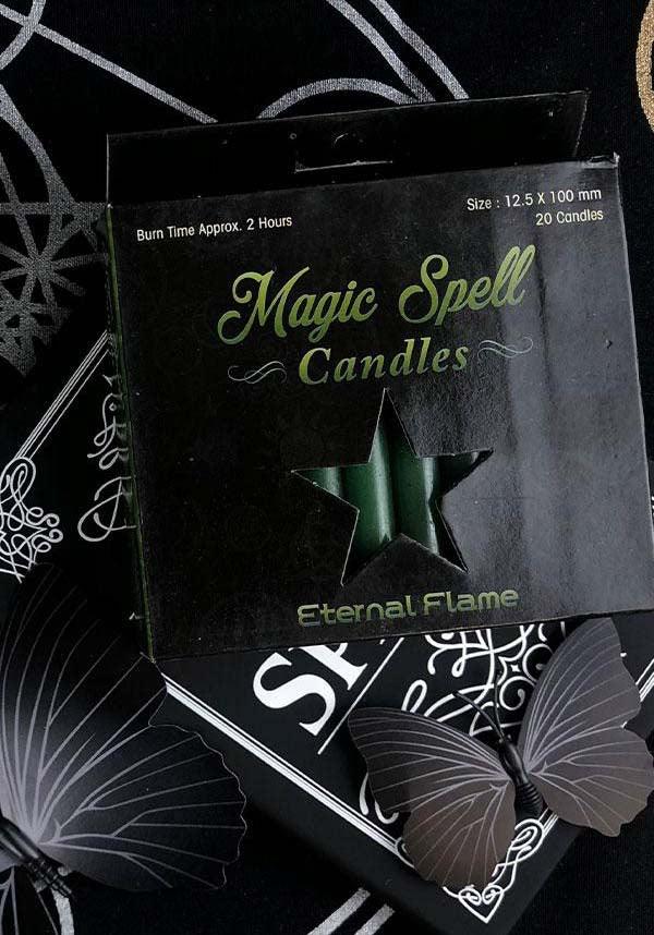 Eternal Flame [Green] | SPELL CANDLE - Beserk - 420sale, all, altar, candle, candles, clickfrenzy15-2023, cpgstinc, discountapp, fp, gift, gift idea, gift ideas, gifts, goth, gothic, gothic gifts, gothic homewares, green, home, homeware, homewares, koshop, labelvegan, magic, magic spell candles, magical, magick, may21, occult, ritual, spell, spells, vegan, wiccan, witch, witchcraft, witches, witchy