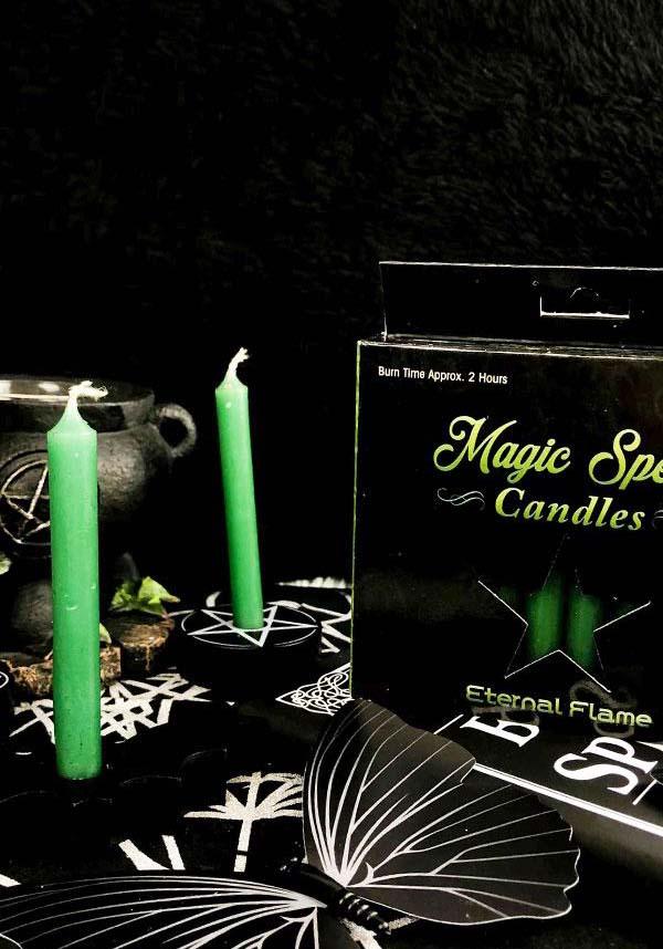 Eternal Flame [Green] | SPELL CANDLE - Beserk - 420sale, all, altar, candle, candles, clickfrenzy15-2023, cpgstinc, discountapp, fp, gift, gift idea, gift ideas, gifts, goth, gothic, gothic gifts, gothic homewares, green, home, homeware, homewares, koshop, labelvegan, magic, magic spell candles, magical, magick, may21, occult, ritual, spell, spells, vegan, wiccan, witch, witchcraft, witches, witchy