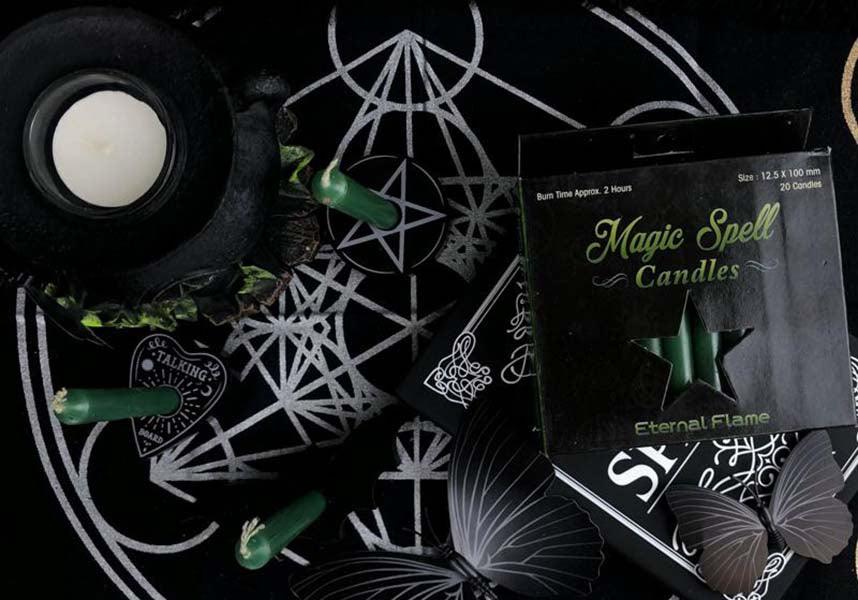 Eternal Flame [Green] | SPELL CANDLE - Beserk - 420sale, all, altar, candle, candles, clickfrenzy15-2023, cpgstinc, discountapp, fp, gift, gift idea, gift ideas, gifts, goth, gothic, gothic gifts, gothic homewares, green, home, homeware, homewares, koshop, labelvegan, magic, magic spell candles, magical, magick, may21, occult, ritual, spell, spells, vegan, wiccan, witch, witchcraft, witches, witchy